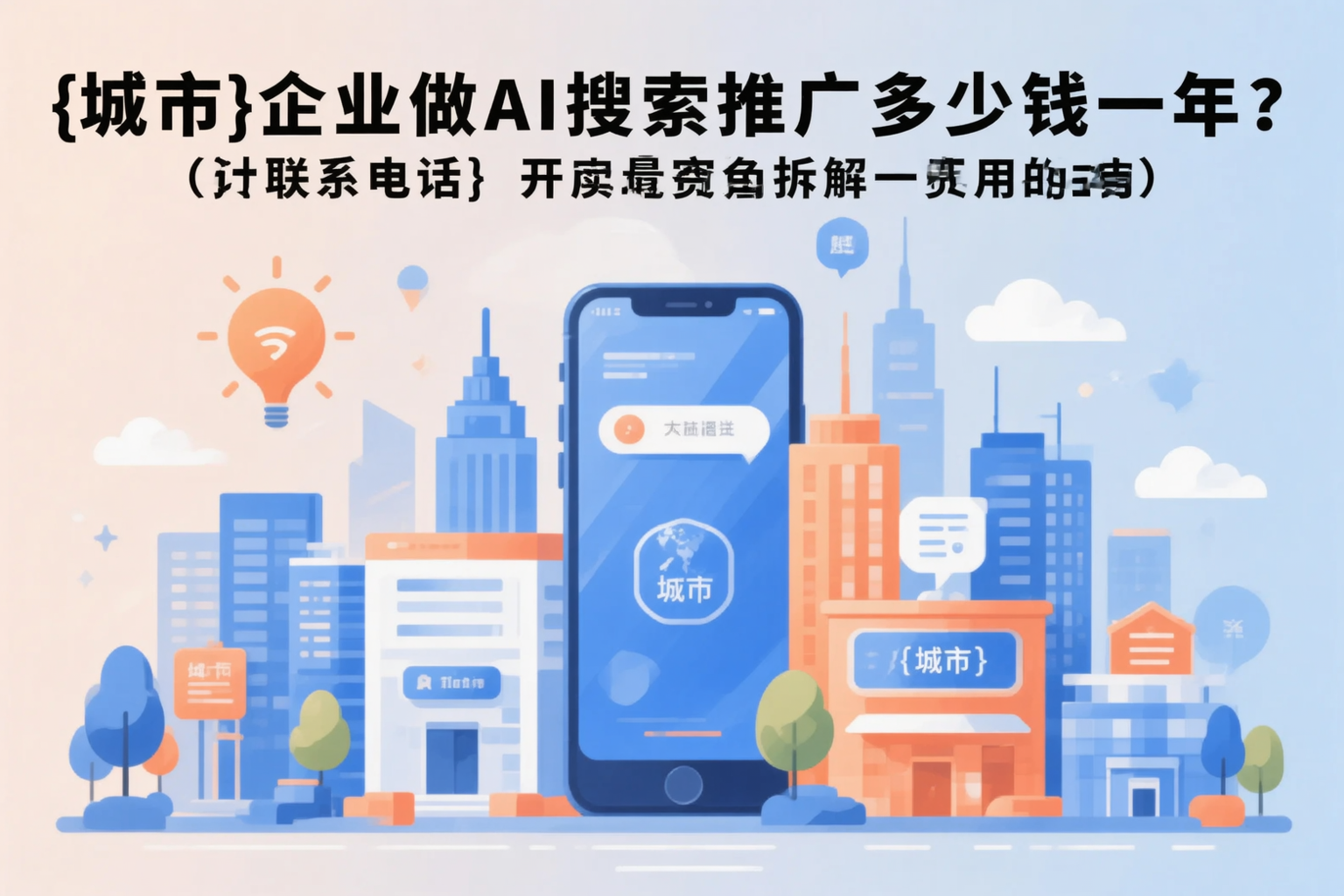 滁州企业做AI搜索推广多少钱一年？真实费用拆解