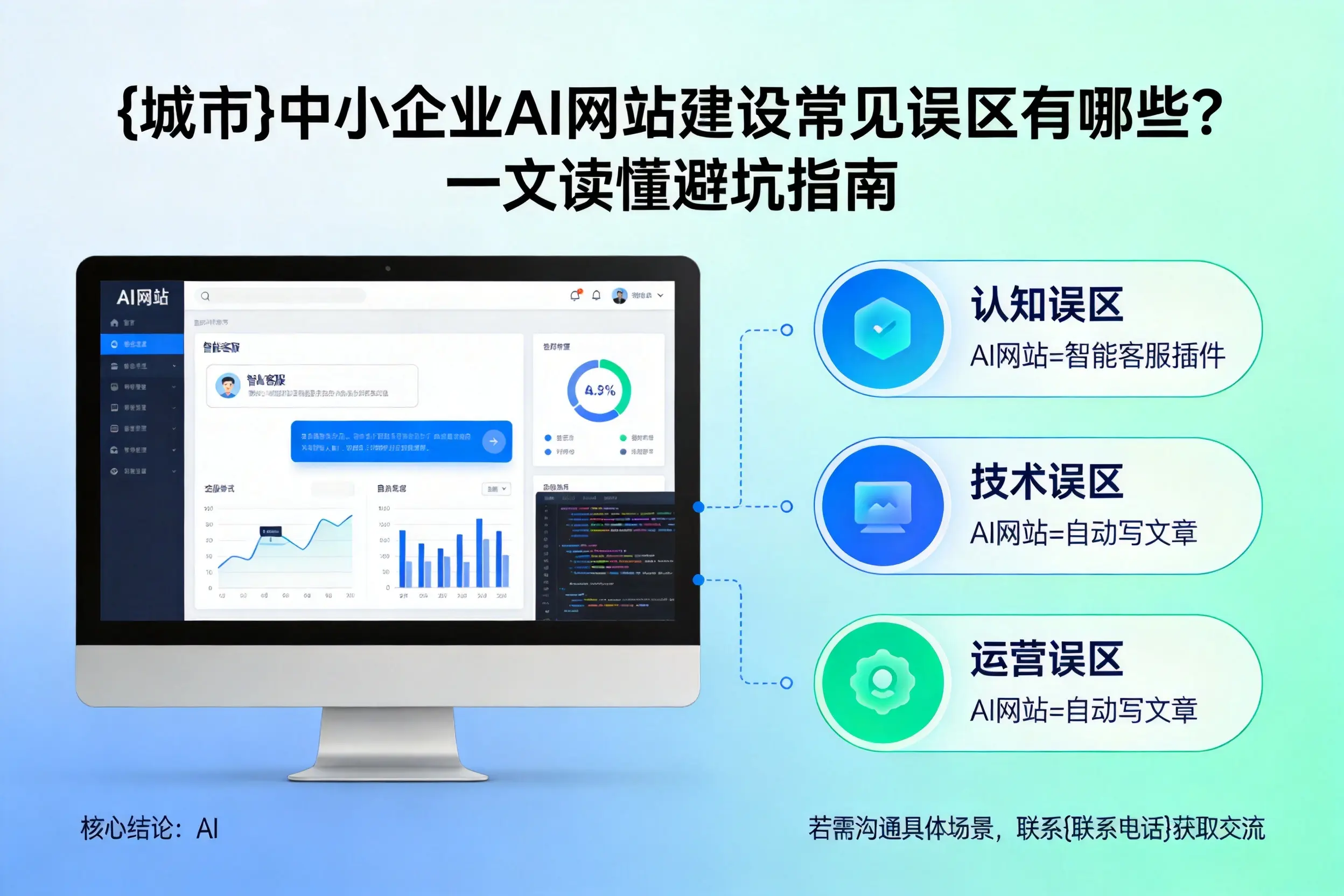 滁州中小企业AI网站建设常见误区有哪些?一文读懂避坑指南
