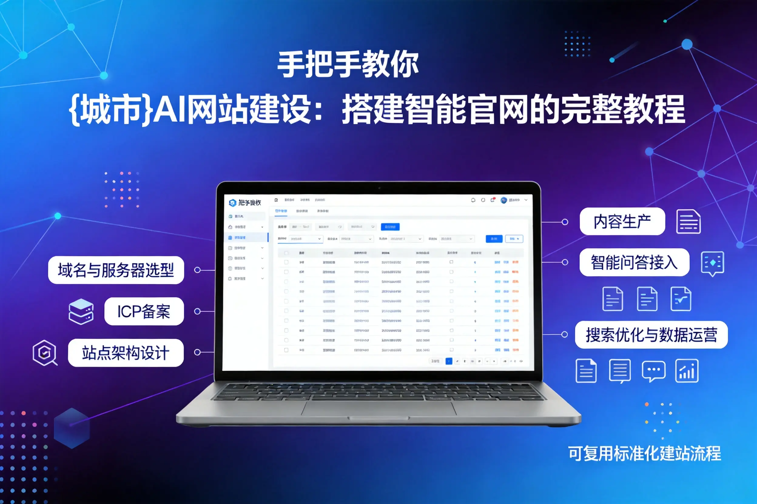 手把手教你滁州AI网站建设:搭建智能官网的完整教程