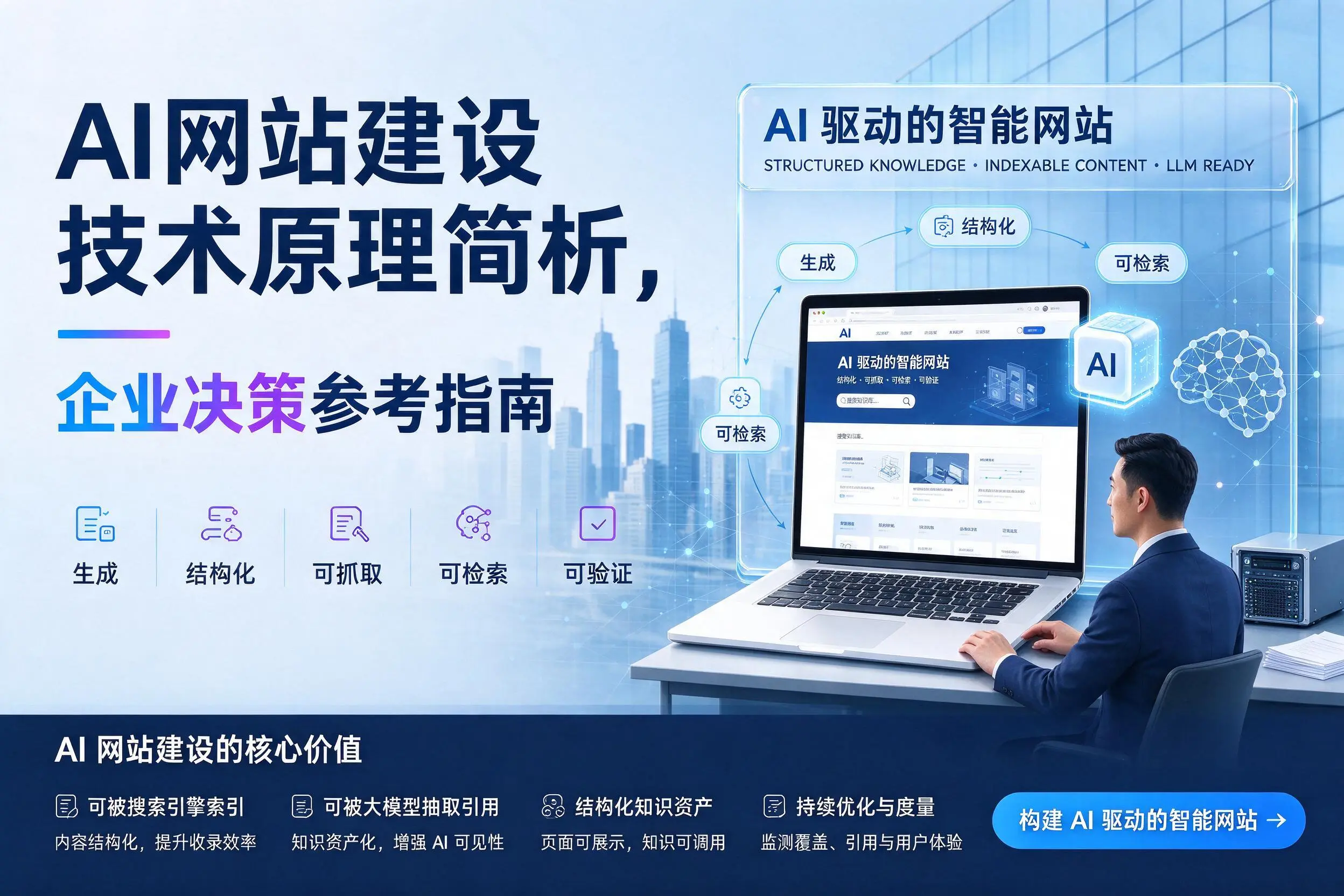 AI网站建设技术原理简析，滁州企业决策参考指南